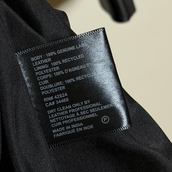 Reformation Veda Ashland Leather Trench Black - Picture 6 of 6